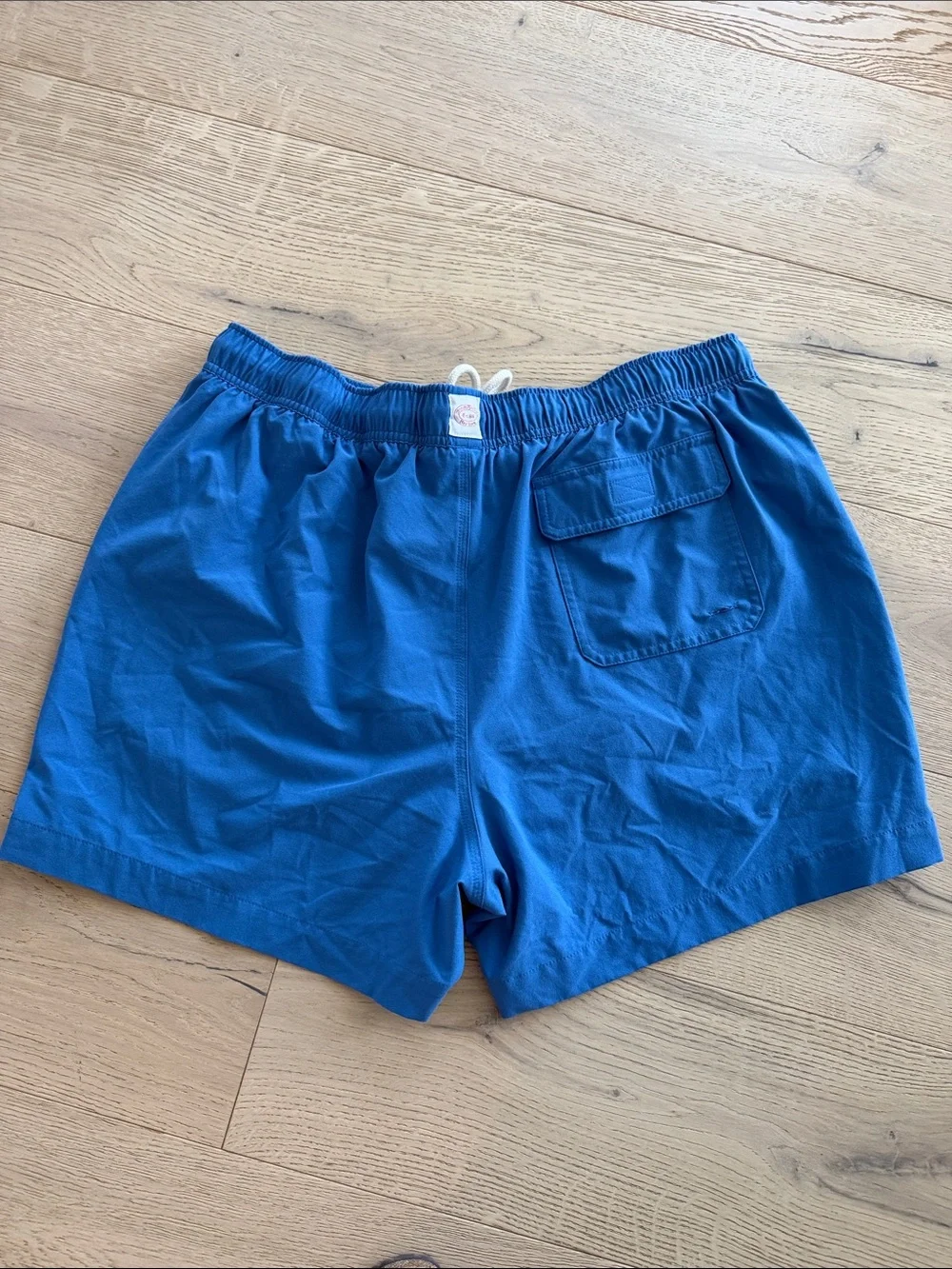Brooks Brothers Solid Swim Trunks Blue Men's Size XL 5